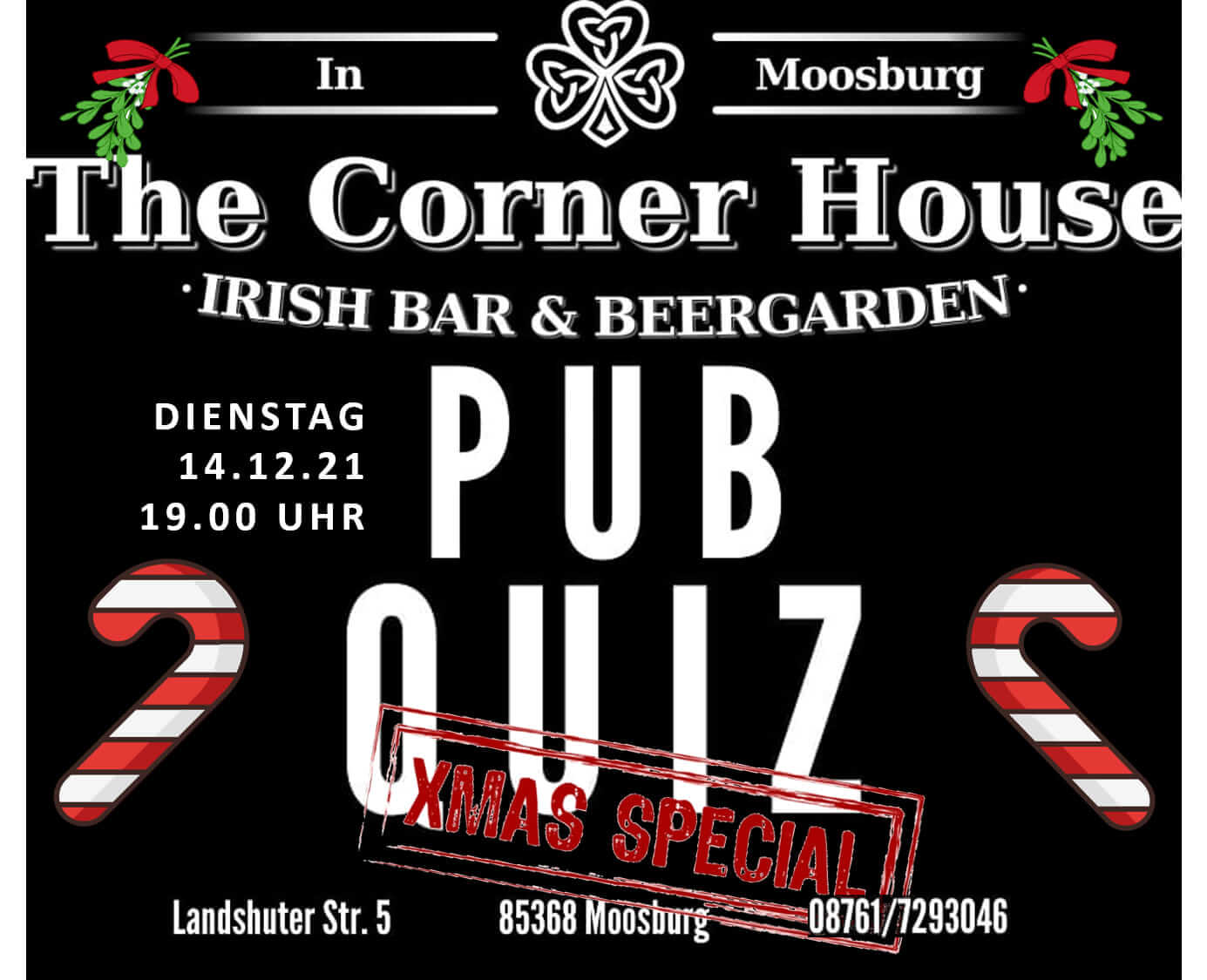 Pub Quiz @ The Corner House Winterbiergarten X-Mass Edition